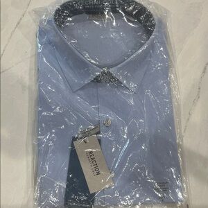 Kenneth Cole Reaction Men's Sky Blue Dress Shirt